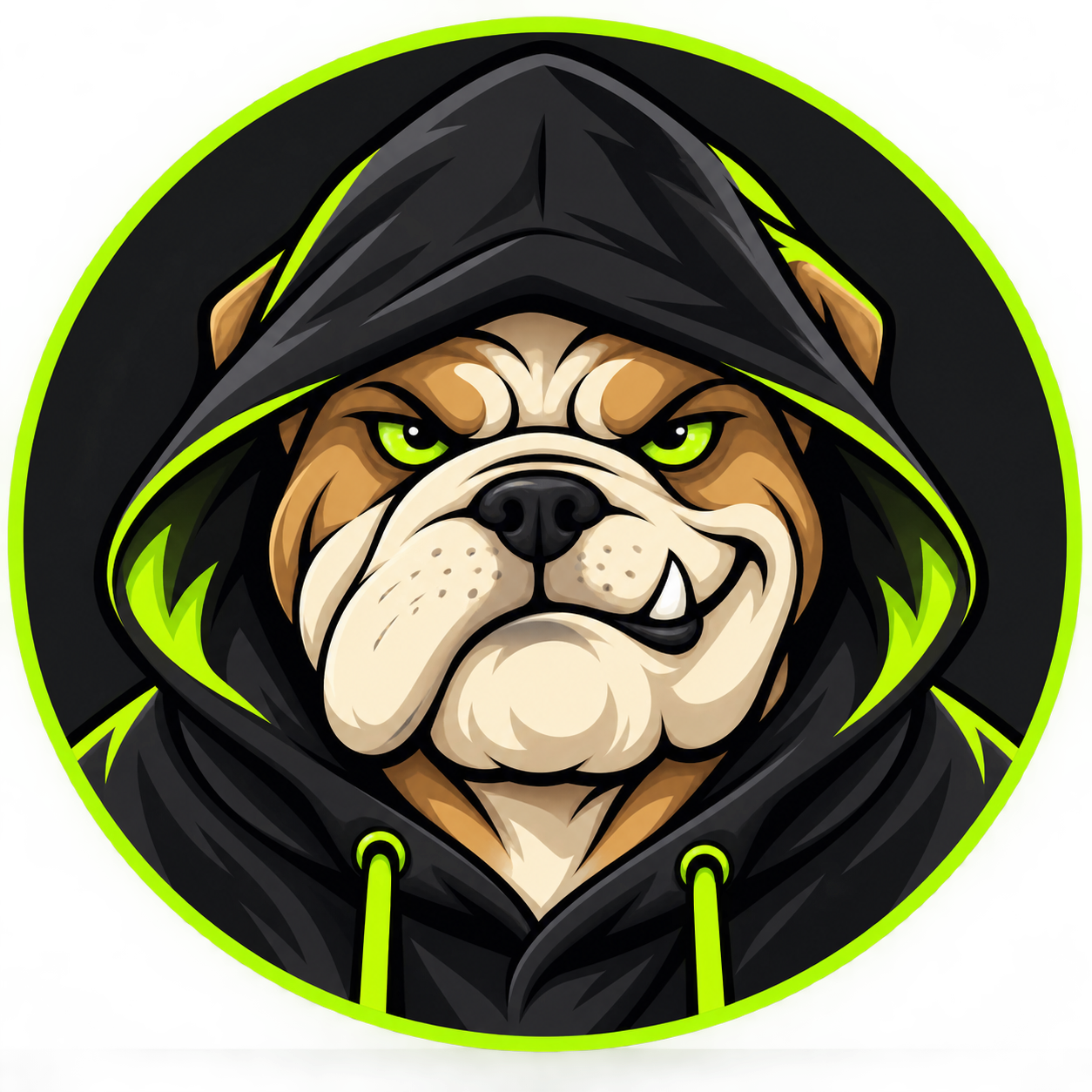 Hoodie Dog mascot